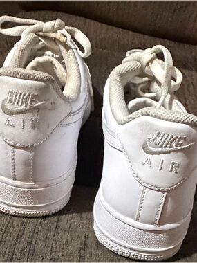 Nike White Low-Top Air Sneakers